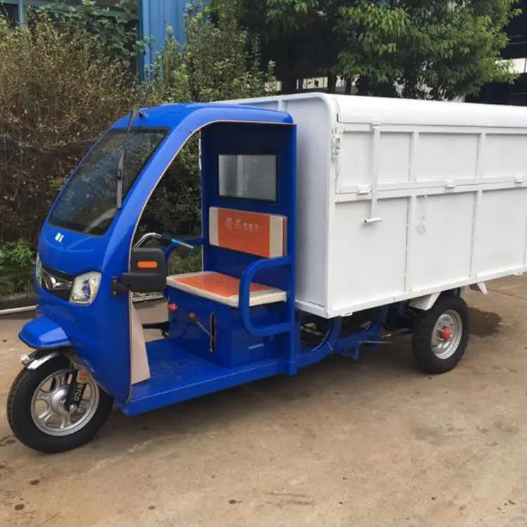 聚仁3方挂桶垃圾车 四轮垃圾运输车 电动环卫车