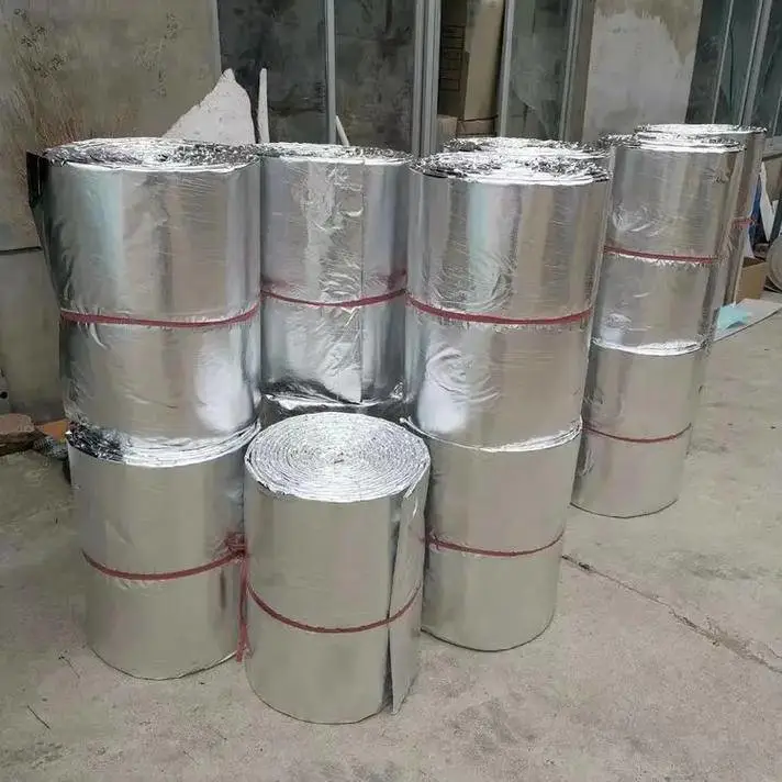硅酸铝纤维卷毡罐体保温工程高韧性硅酸铝陶瓷纤维卷毡厂家直供