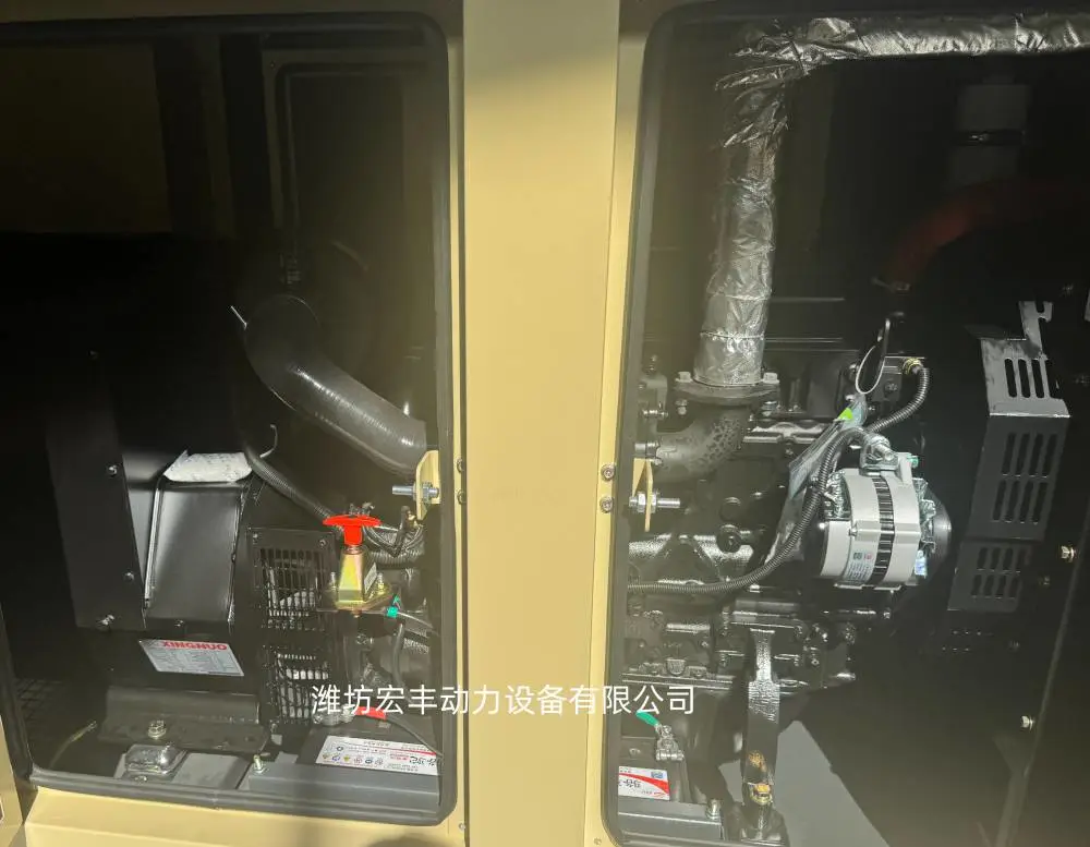 60KW柴油发电机 潍柴WP4.1D80E200 带航空插