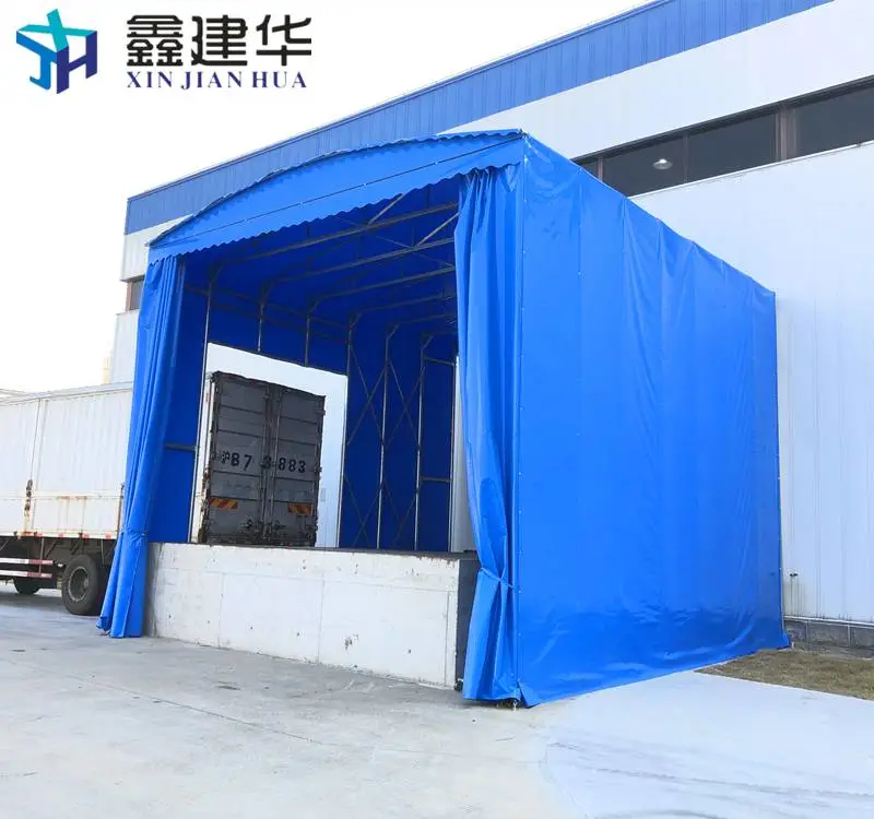 威海乳山伸缩推拉帐篷智能伸缩雨篷价格优规格全