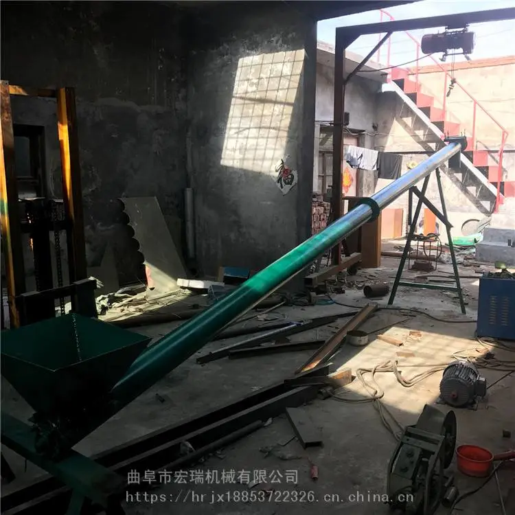 青海生产垂直提升机 螺旋上料机 U型绞龙螺旋输送机