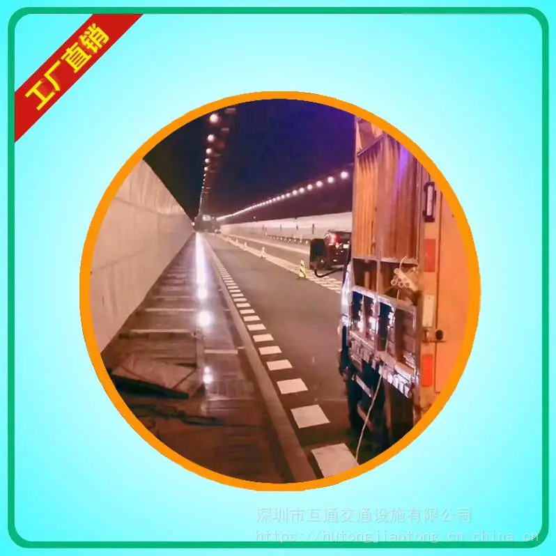 港口设置道钉 黄白隧道有源道钉 清晰道路轮廓标