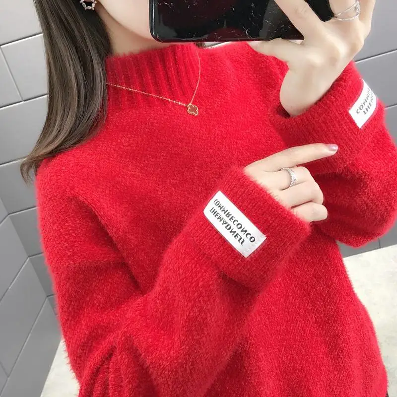 一元地摊货源批发市场中长款慵懒风毛衣女冬3元服装批发