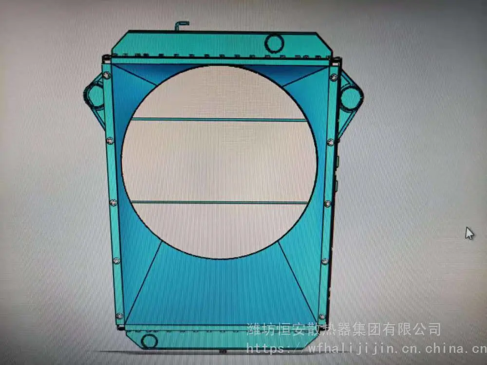 收获机械雷沃猎豹拖拉机100马力水箱散热器配件