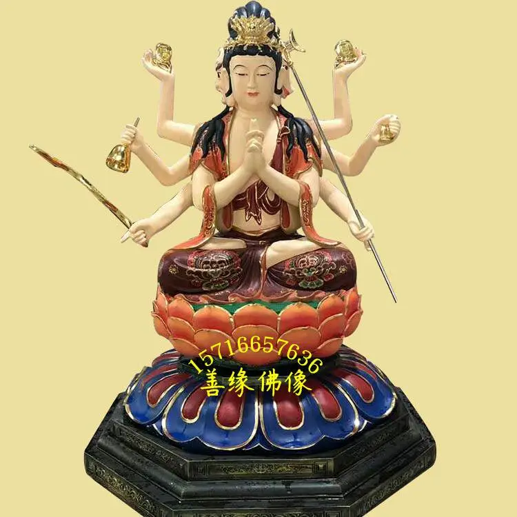 精品斗姥娘娘神像 中天梵气斗母元君佛像 玻璃钢脱胎斗姆神像