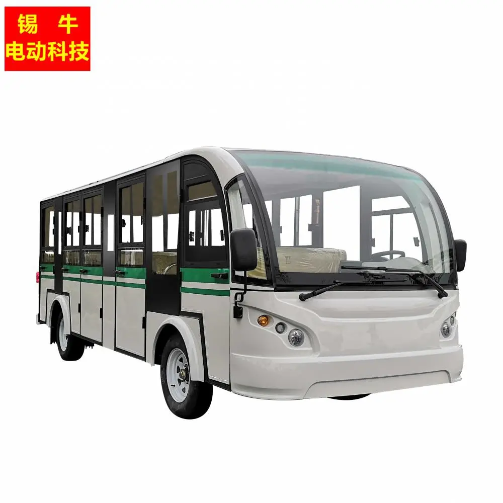 直销11座封闭式电动观光车，园区旅游参观车，四轮景区代步车
