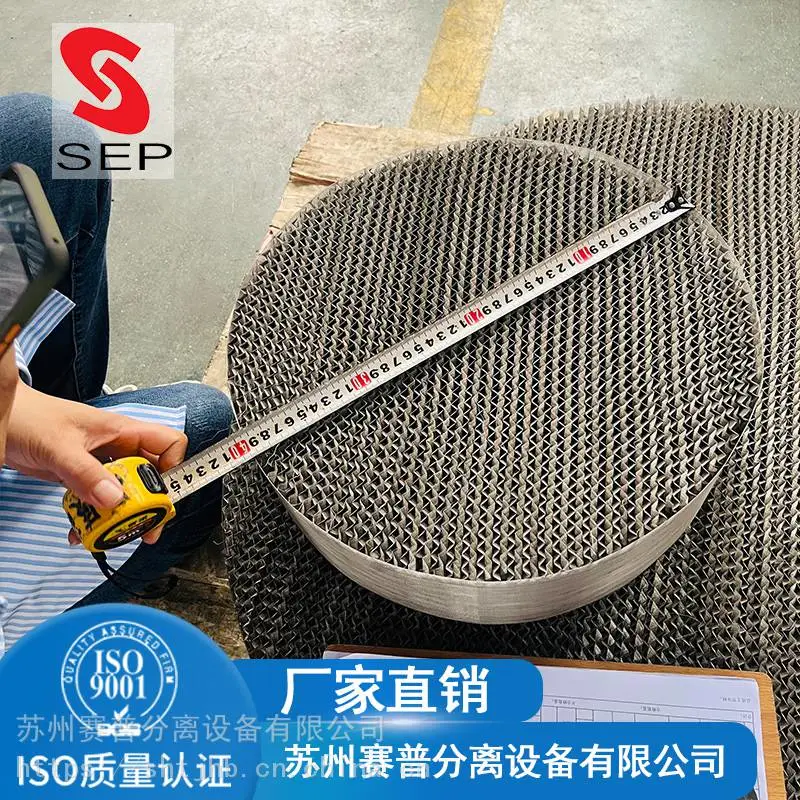 NMP项目BX500丝网波纹填料
