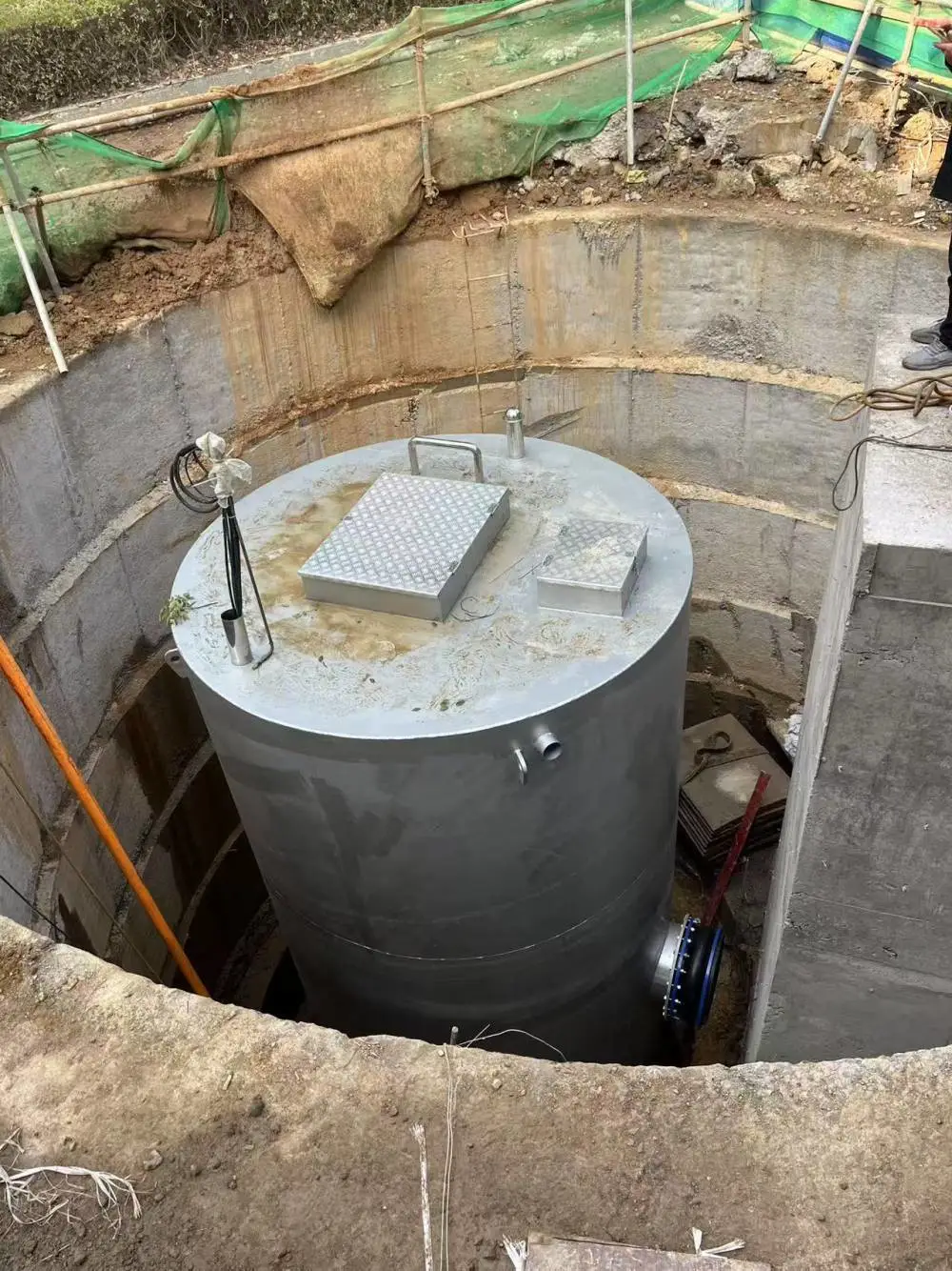 一体化预制泵站生产基地 玻璃钢筒体 道路排水 支持非标定制 免费设计图纸