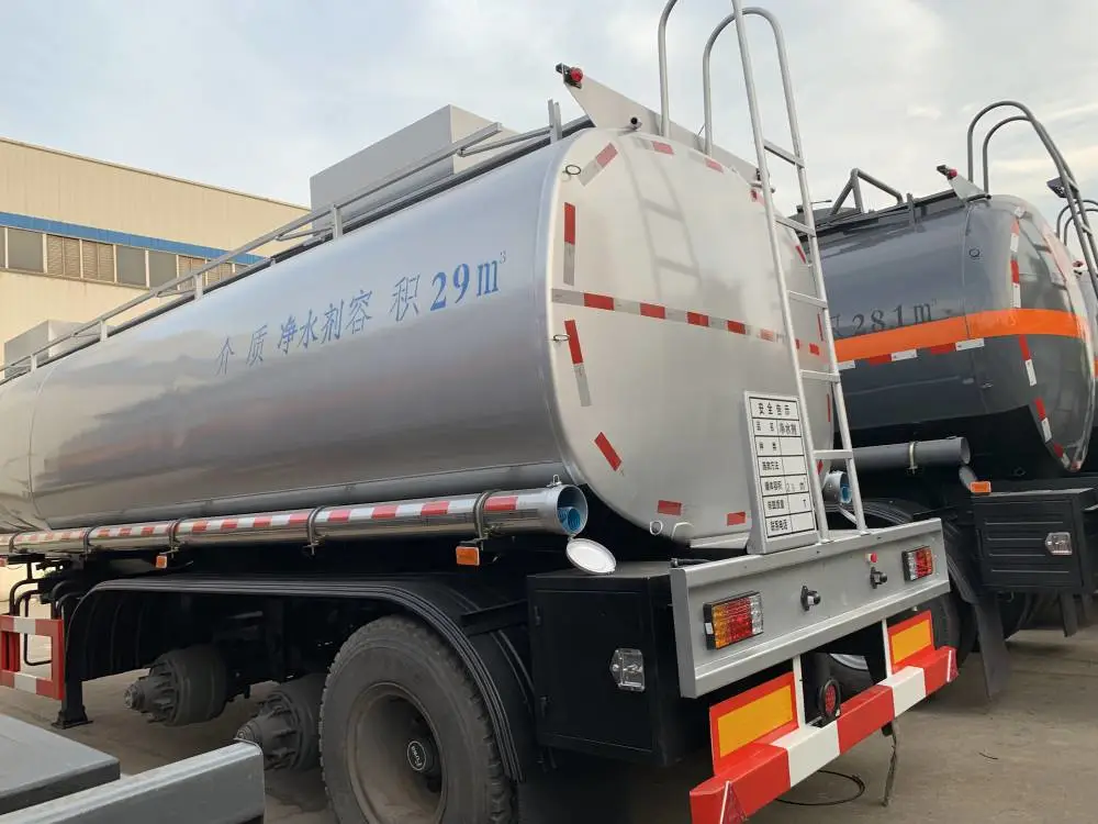 【罐车图片】玉柴东特普货罐车,, 钢衬PE运水半挂车【工厂定制】