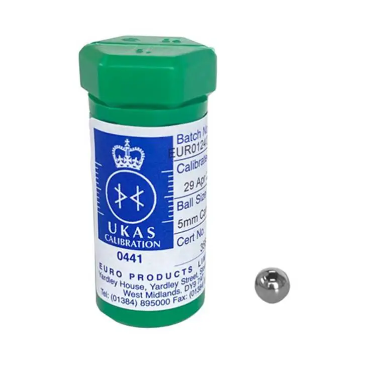 浙江 进口欧洲EuroProducts 5mm布氏钢球 适用多品牌硬度计
