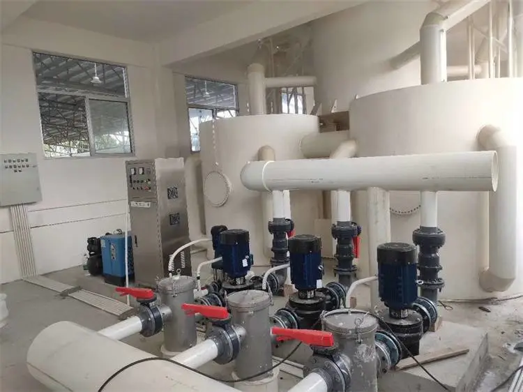 水产养殖循环水沙缸过滤器 海水专用加厚玻璃钢 1200型侧出法兰大型过滤砂缸