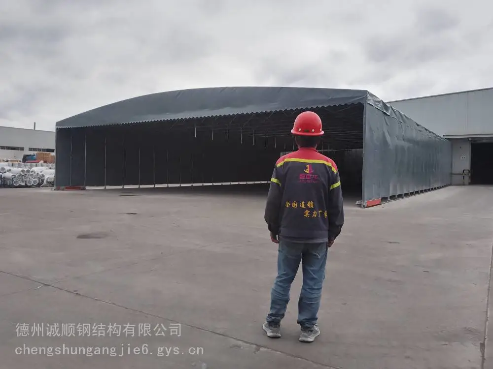 移动停车棚福州仓储棚帆布电动工业雨棚活动厂房棚