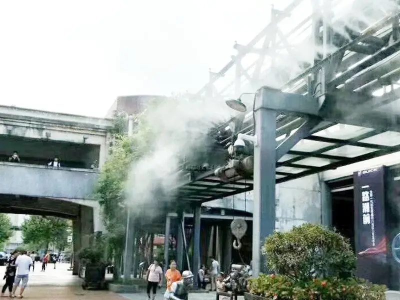 景区排队通道降温,人员通道降温设备,水雾降温设备