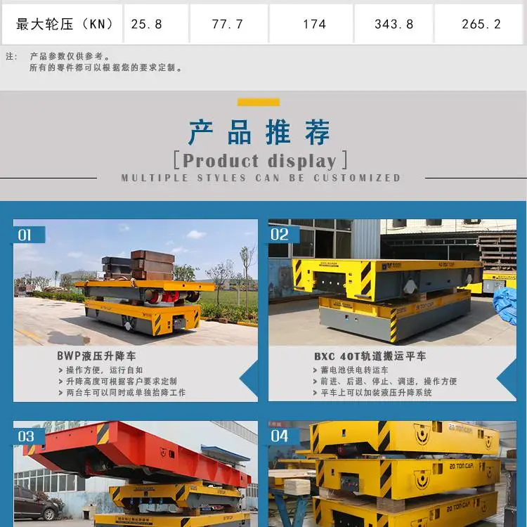 新乡市百特智能转运设备有限公司 车间摆渡车 过跨轨道车