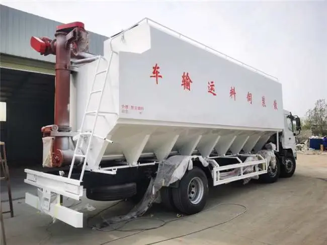 江淮***后六多功能饲料车-拉饲料汽车可拉不同饲l料