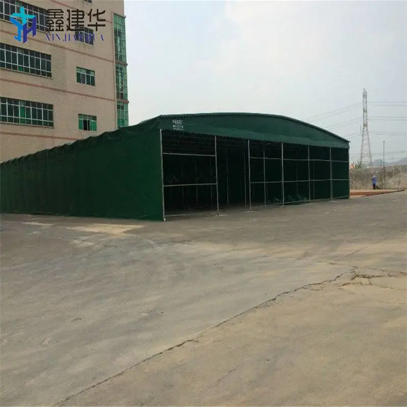 北京楼顶伸缩棚伸缩遮雨棚定做
