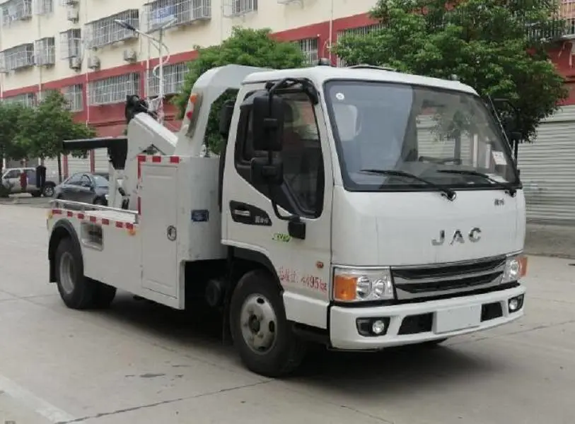 江淮骏铃蓝牌HCQ5041TQZ道路救援车平板一拖二型