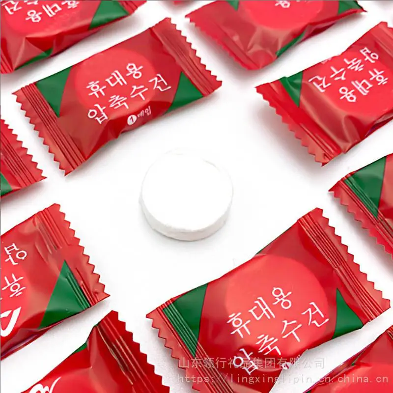 外出便携式糖果洁面巾一次性方形加厚旅行压缩毛巾洗脸巾