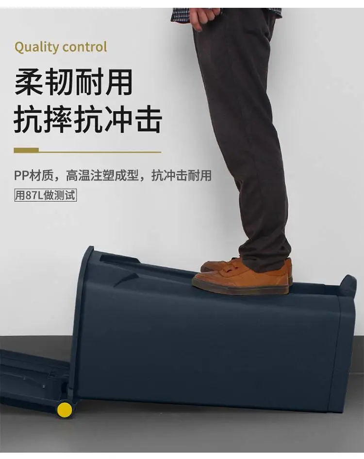 垃圾分类垃圾桶大号家用脚踏式垃圾桶 户外垃圾桶厨房带盖垃圾桶