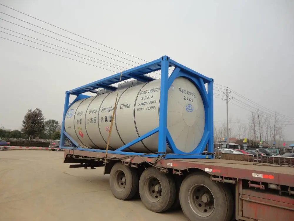 【标准】5类氧化剂罐式集装箱, SA516M材质铁路专用罐箱