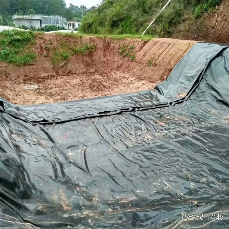 巢湖水产养殖0.3mm土工膜 RunYe/润业土工石油储油罐罐底防渗膜铺设接缝处理