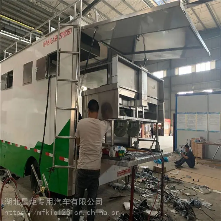 流动高端厢式宿营车车载系统供水车 流动高端厢式宿营车车载系统供水车