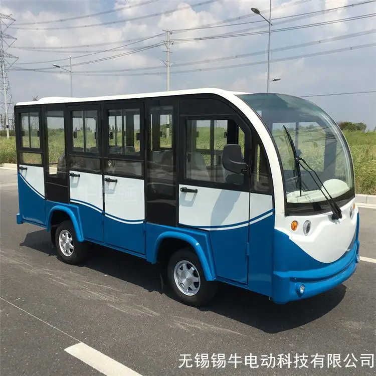 锡牛XN6062KF 2 上海4~8座全封闭四轮电动观光车 带门看房电瓶车 物业保安巡逻车