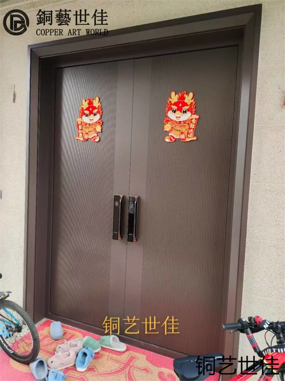合肥专业定制别墅铸铝门、精雕铸铝门、别墅门、高端别墅门