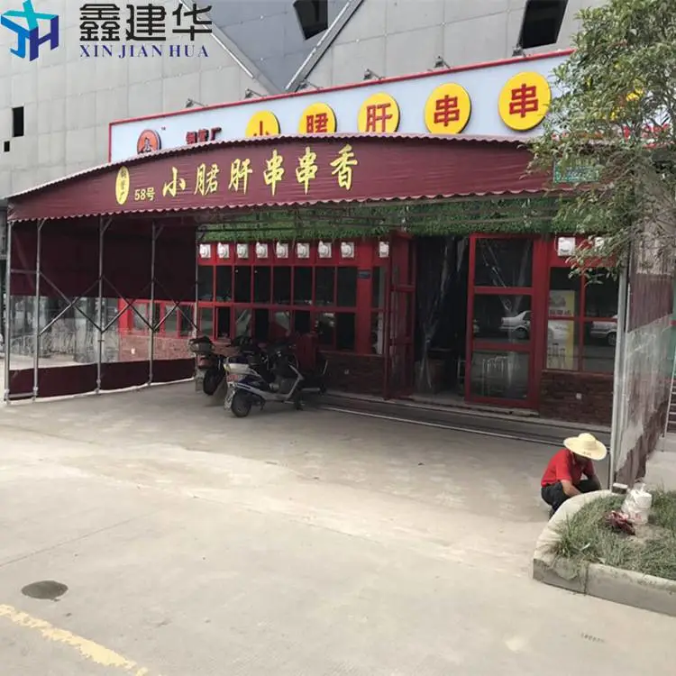 广宗 电动蓬 玻璃雨棚 厂家直销