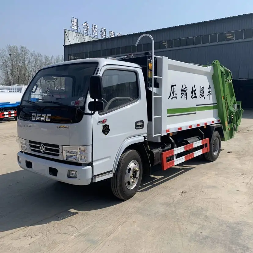 东风国六压缩垃圾车 后挂式垃圾车 垃圾车全国报价