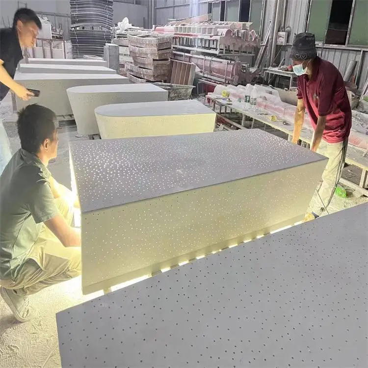 夜景坐凳选择 UHPC 材质优势 UHPC 生产厂家