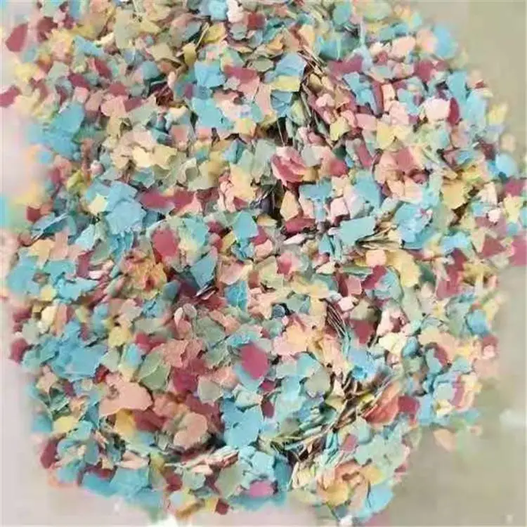 环氧地坪岩片 1-3mm 3-5mm 多种颜色混色选择 真石漆涂料复合岩片