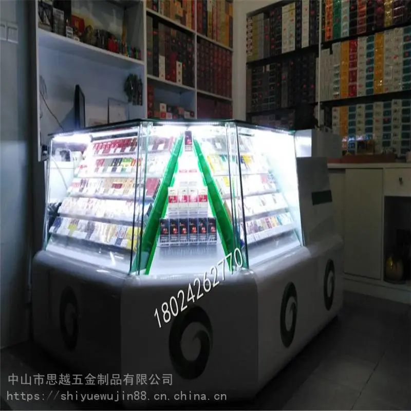 玻璃柜台柜高柜烟柜收银台展示架烟柜台定制