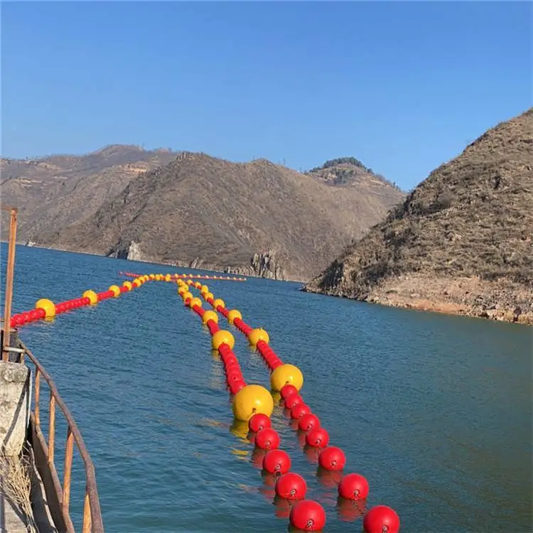 水库水源保护界桩核心区浮标 水上拦船警戒浮球