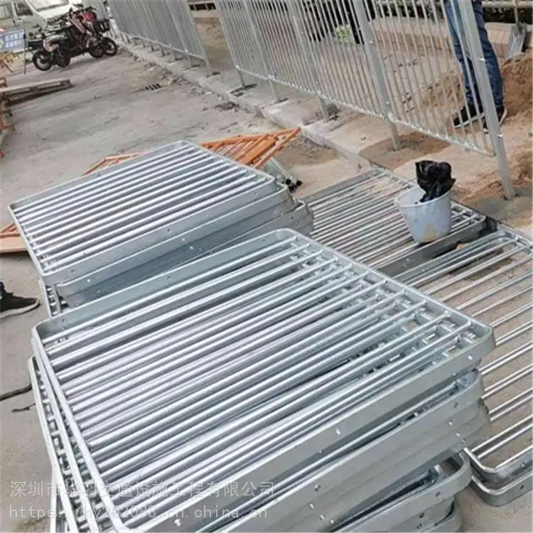 东莞路侧护栏 基坑护栏 道路两侧隔离护栏 厂家定制 华羽