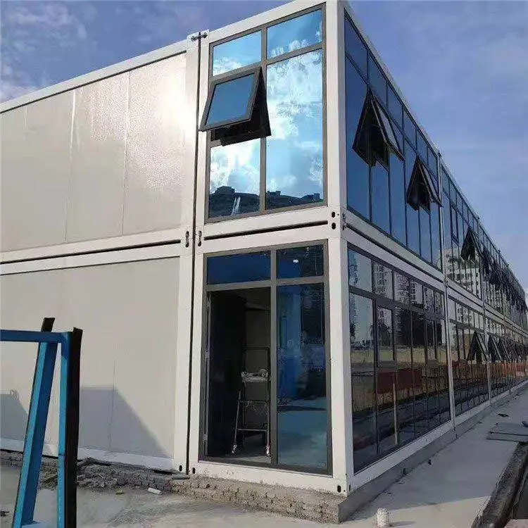 开封打包箱房厂家工地项目部打包箱板房防火保温抗风