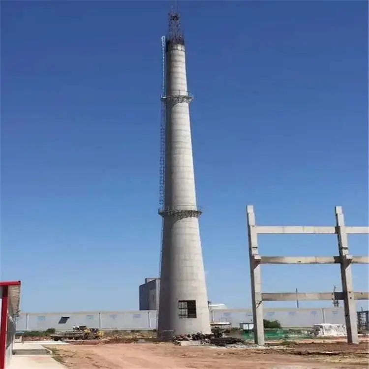 新疆烟囱新建公司-本地砖烟囱砌筑相互辉映 新疆烟囱新建公司-本地砖烟囱砌筑相互辉映