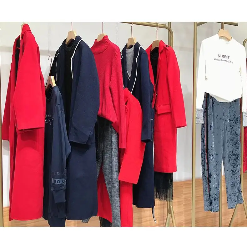 欧点品牌折扣大衣派克羽绒服直播休闲山东泰安地摊服装批发尾货