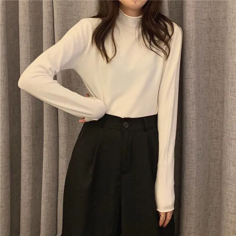 服装5元批发部半高领针织高端打底衫服装品牌尾货批发