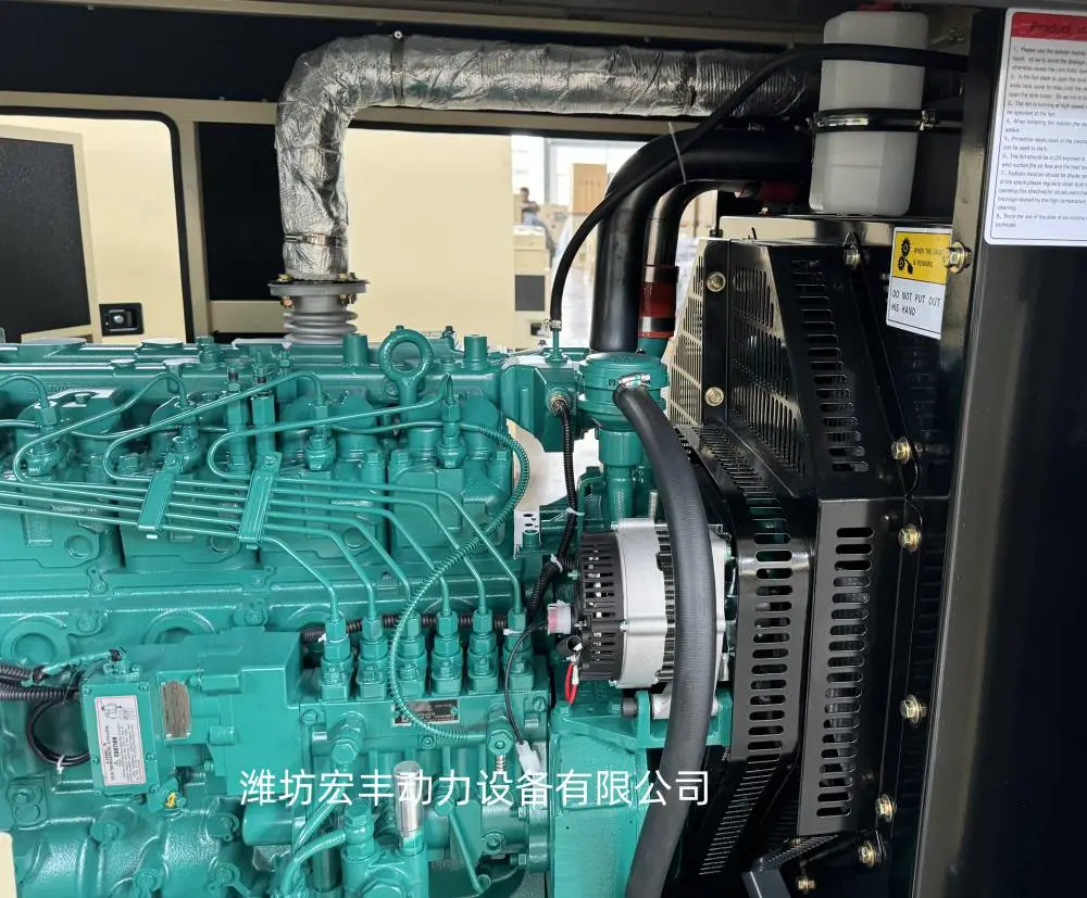 备用静音300千瓦柴油发电机组 300kw发电机WP12D353E200双电源开关ATS