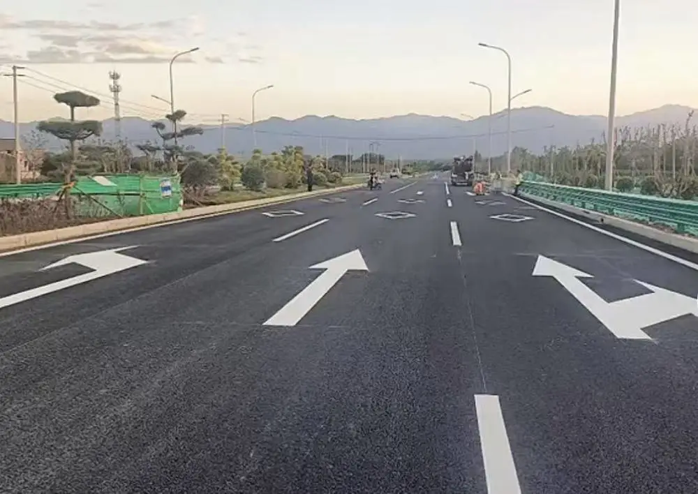 南京道路交通标线-栖霞区标龙道路划线