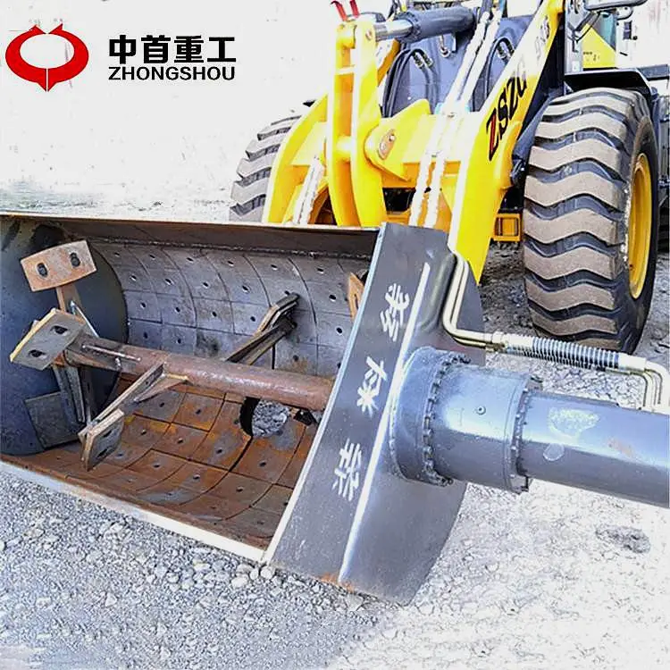 乌兰察布洗沙用铲车搅拌洗沙斗@临工30装载机带搅拌机