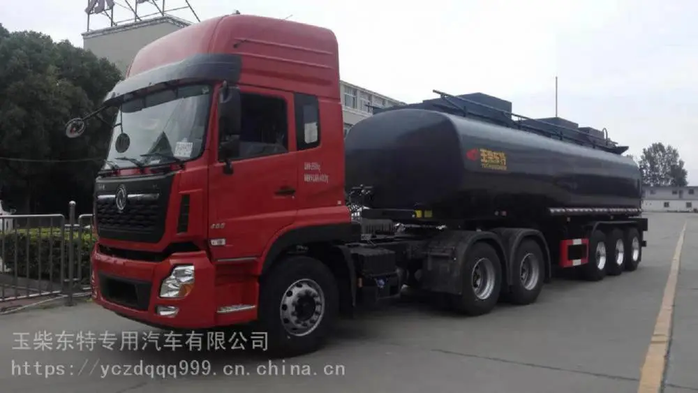 玉柴东特专用汽车***普通液体运输半挂车可以运输哪些液体山东枣庄销售服务站