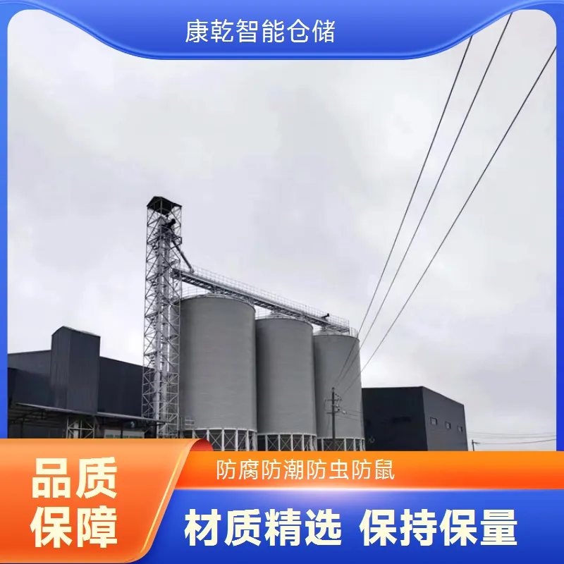 康乾 600吨装配式钢板仓 防风防潮防腐 粮食储存专家