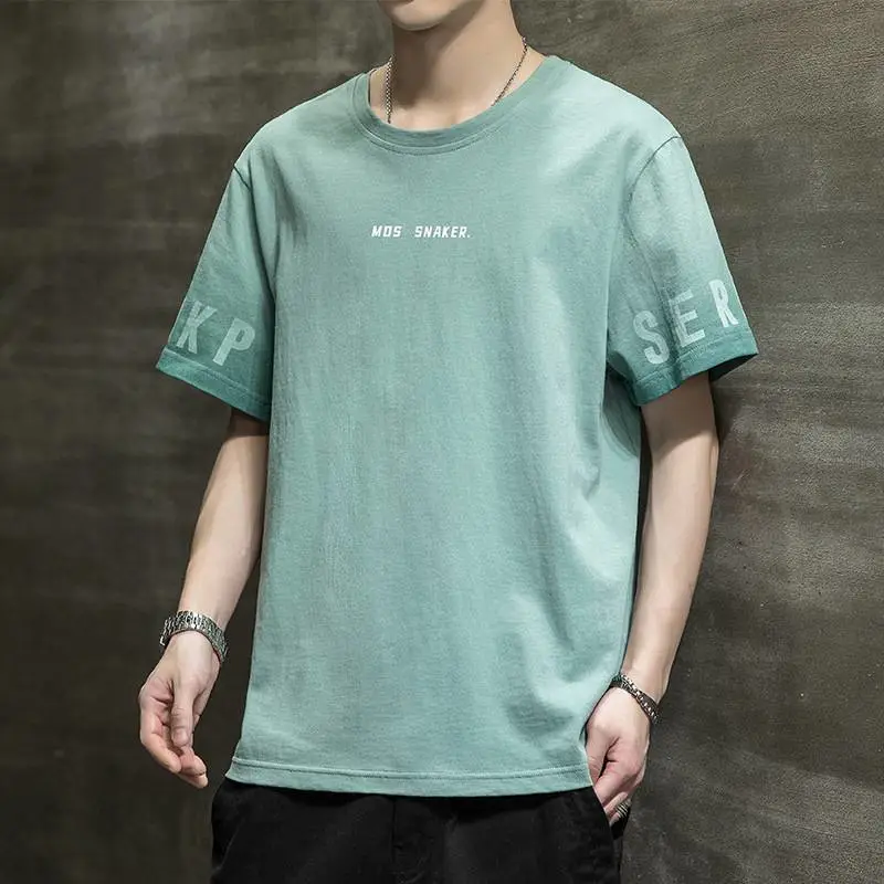 摆地摊卖衣服男装潮牌男式t恤新款哪里有便宜的地摊服装批发