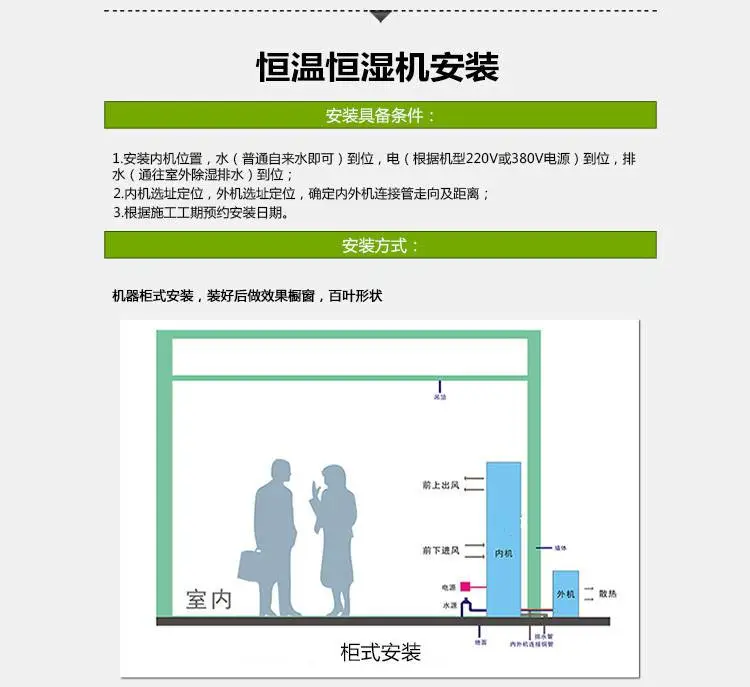 柜式恒温恒湿机安装_副本