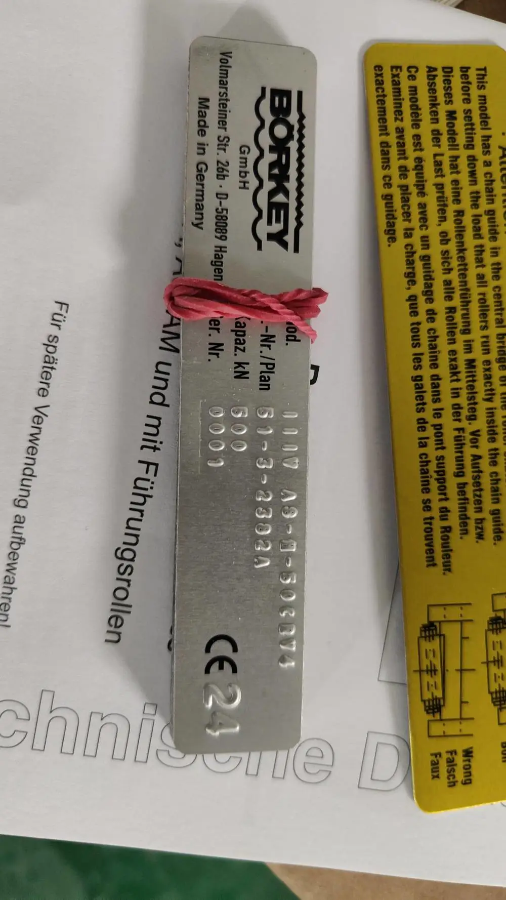 德国BORKEY运载称重轮子51-3-2382/A用于国内钢厂使用