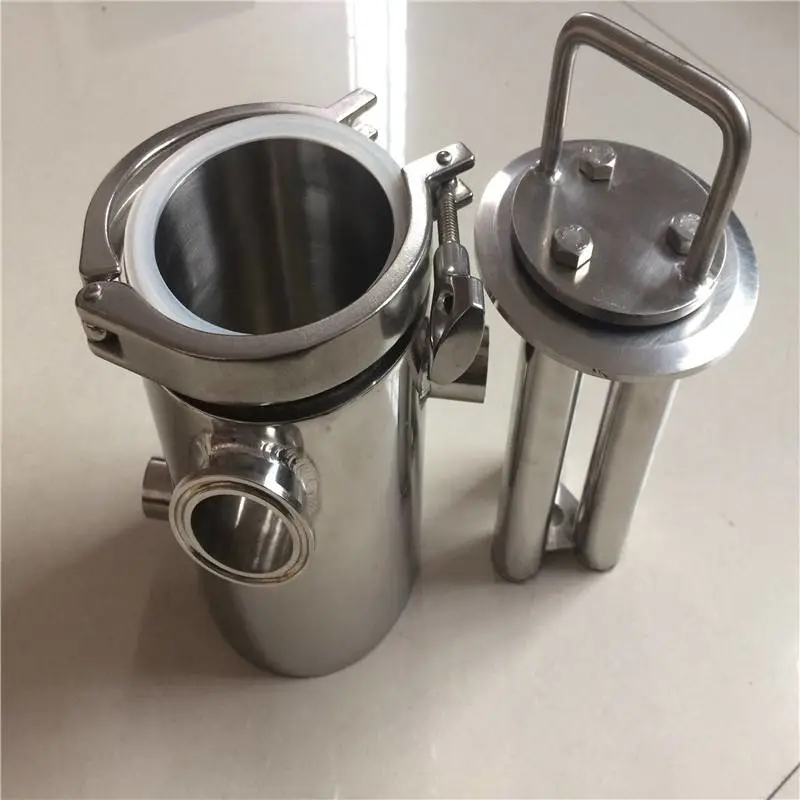 卡箍式流体除铁器 厂家直销管道式除铁器 下进上出液体浆料除铁器
