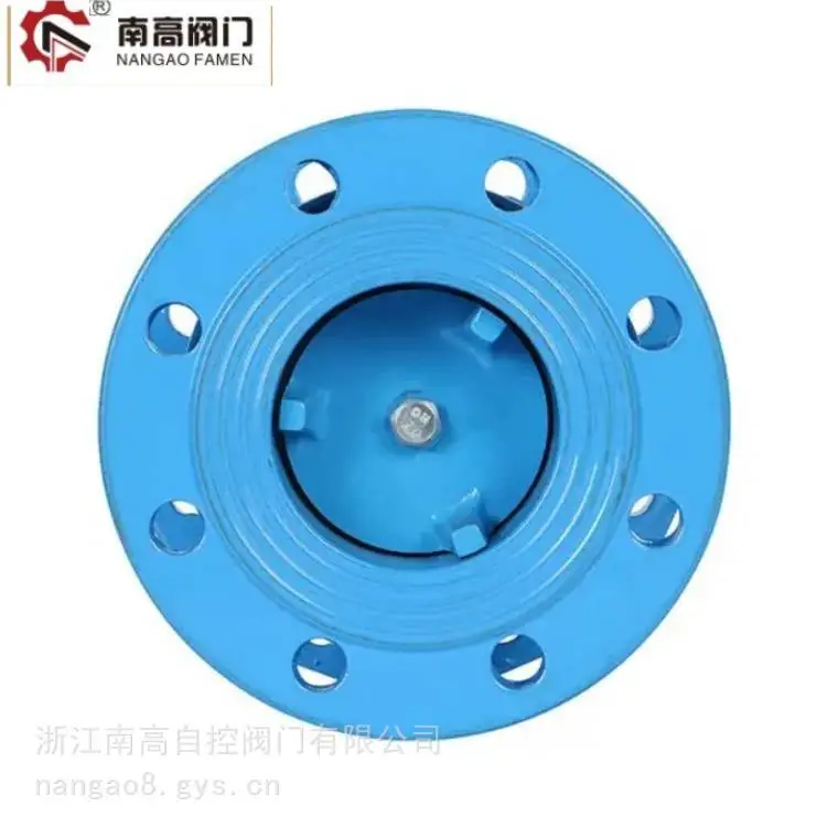 法兰连接消声止回阀 H41X-16Q 噪音低 体积小 流体阻力小球墨铸铁材质