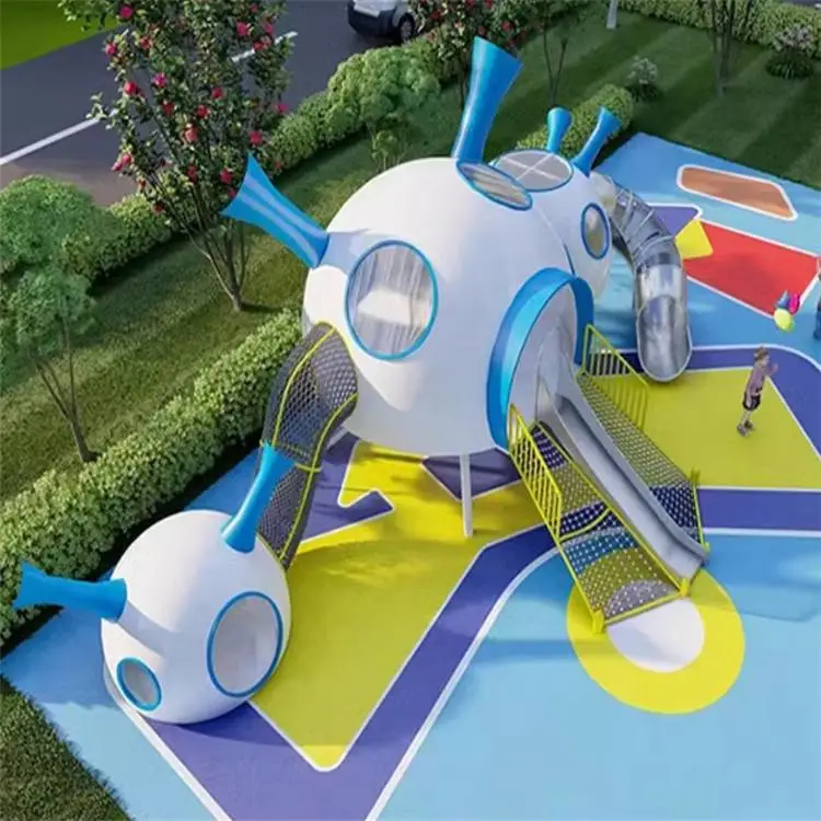 制作儿童滑梯 星空主体滑梯 不锈钢钻洞